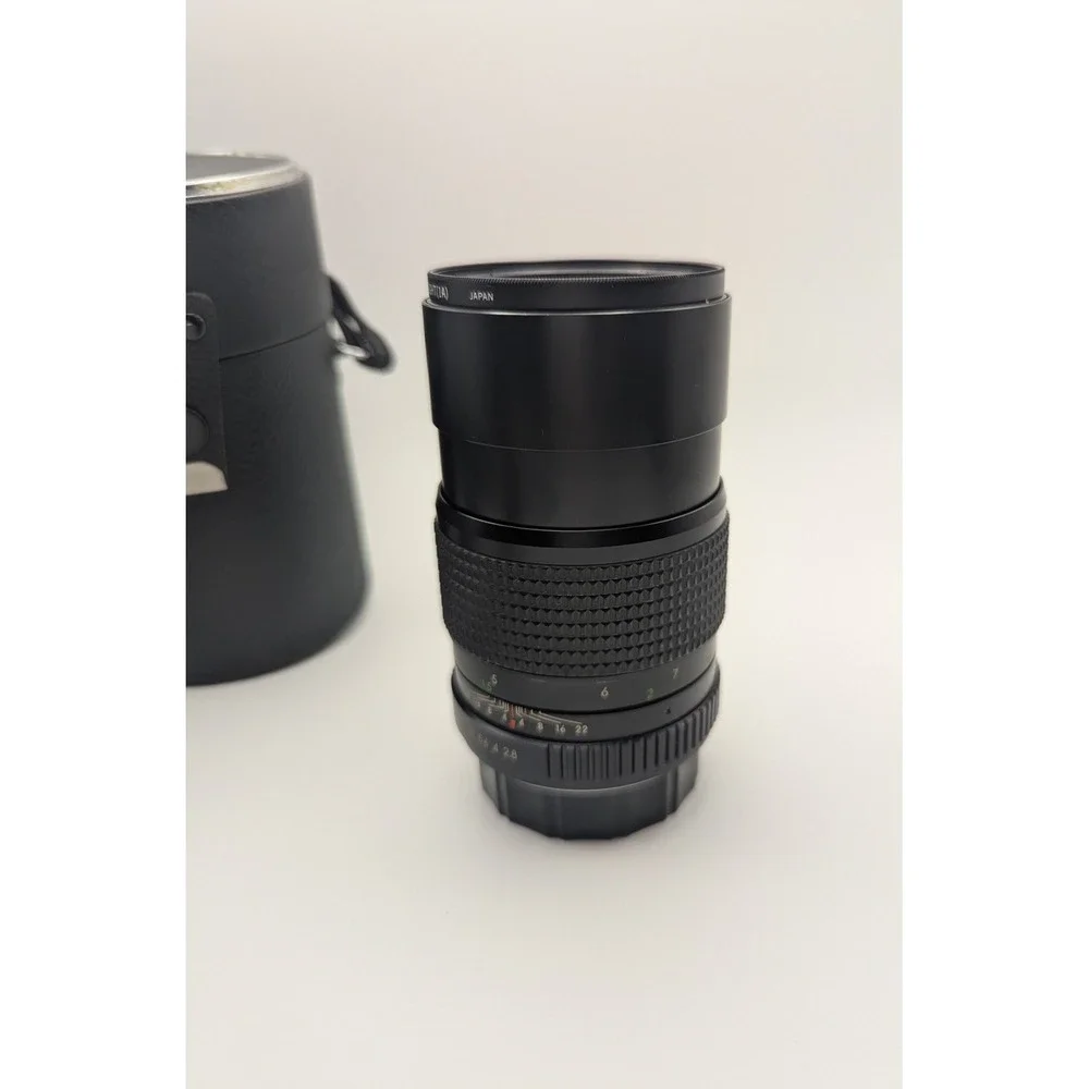Vintage Pentax Super Albinar 135mm f‎ 2.8 Auto Telephoto Lens # 810687 w/Case